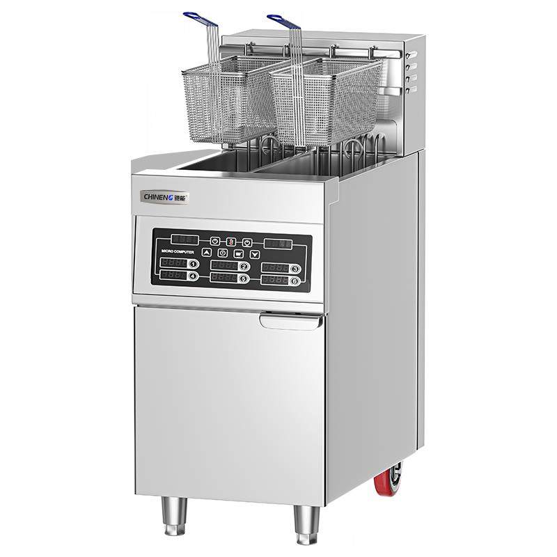 驰能全自动升降炸炉商用电热立式电脑版双缸双槽炸锅肯德基大容量,厨房电器,商用炸锅/炸串/薯条机,淘宝优惠券,粉丝福利购,淘宝优惠卷