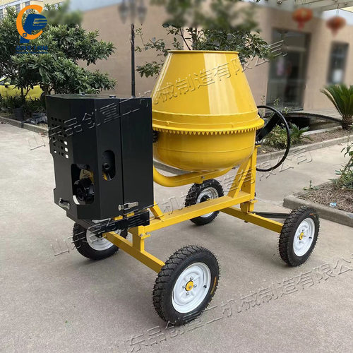 可移动式混泥土小型搅拌机 混泥土搅拌设备 桥梁施工柴油机搅拌机