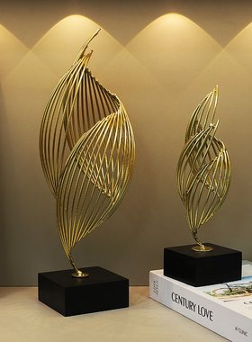 风生水起招财摆件现代轻奢办公室桌面装饰品玄关电视柜工艺品摆设