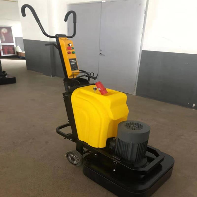 630型双盘环氧地坪打磨机 5.5kw吸尘研磨机 12头水泥地面磨平磨光