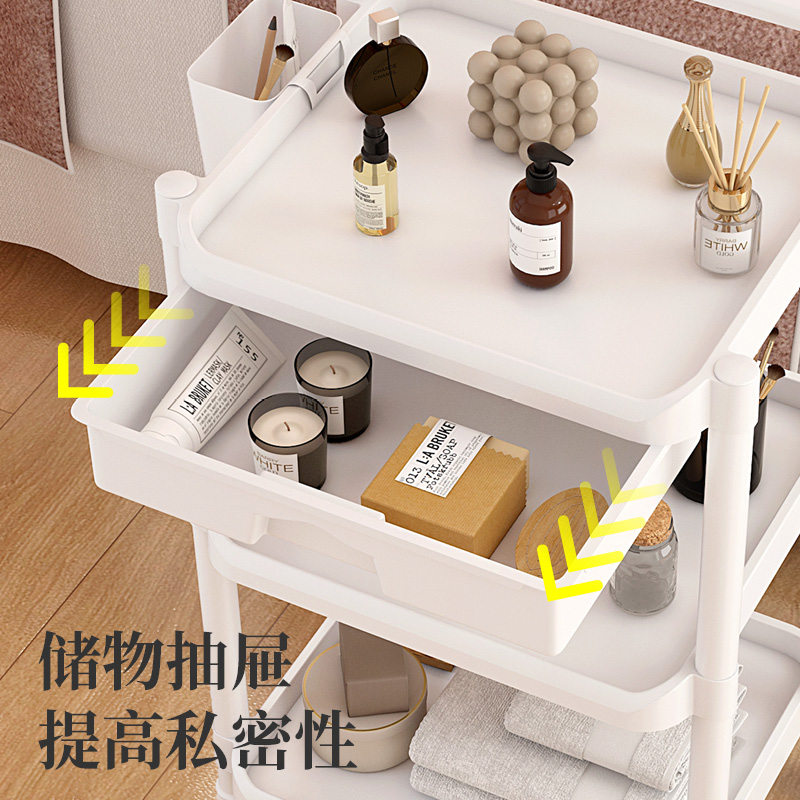美容车美容院专用小推车仪器工具车美睫美甲收纳置物架纹绣手推车