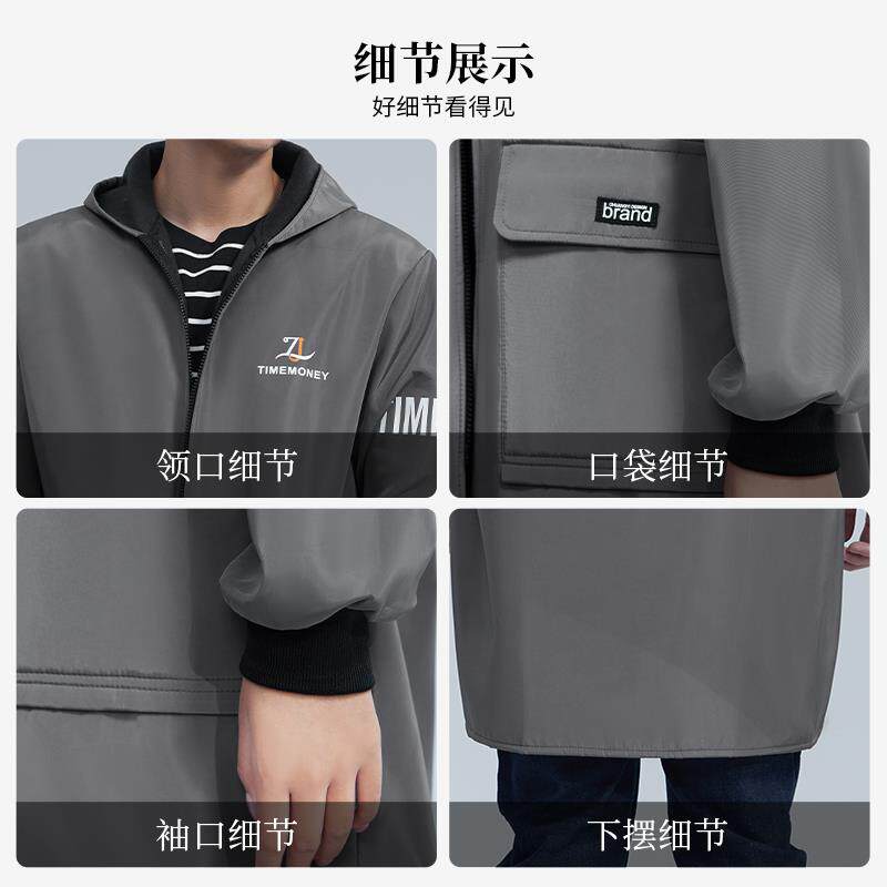罩衣男款工作服定制大褂长袖秋冬季物流搬运工围裙加绒加厚外套女