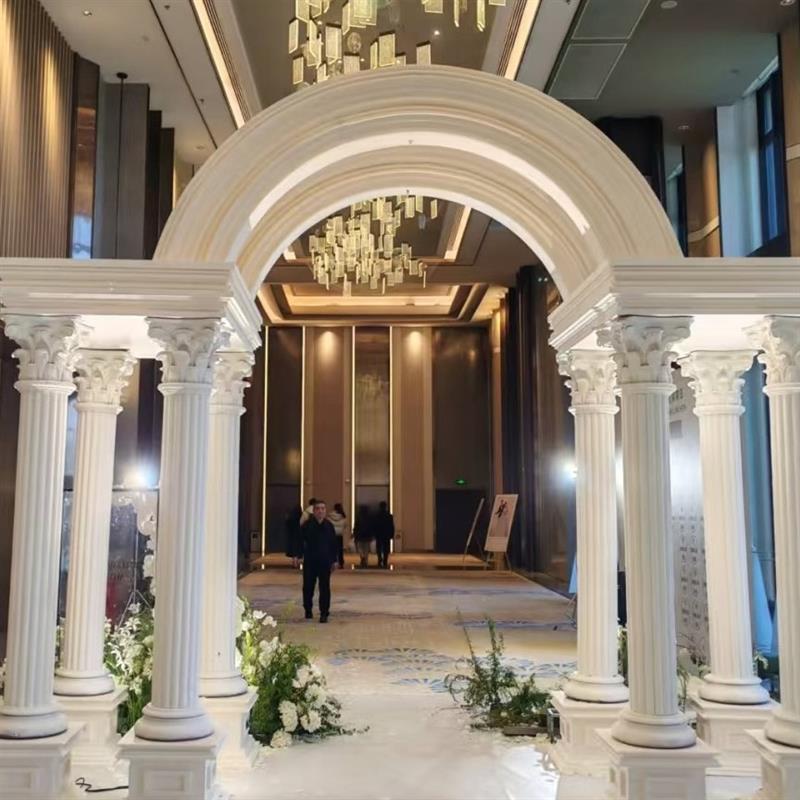 大型泡沫雕塑定制婚庆城堡模型仿真城堡婚礼婚庆主题道具美陈装饰
