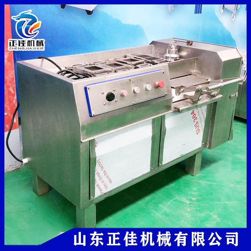 全自动五花肉肥肉切丁机冻肉冷鲜肉切丁机卤肉火腿切片机切丁机