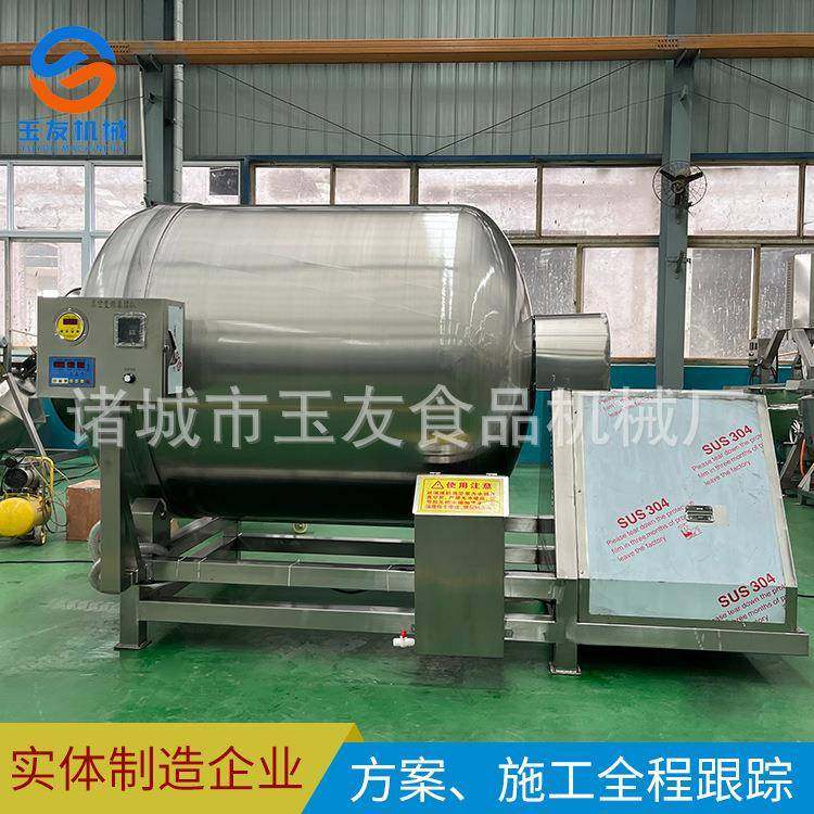 全自动真空滚揉机大型食品厂肉制品加工入味机肉类腌制机设备