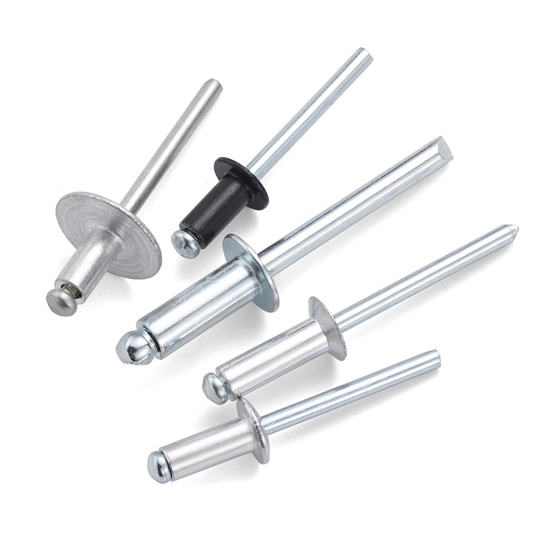 铝制抽芯铆钉铁拉铆j钉开口型圆头大帽沉头拉铆钉M2/2.4/3/4/5/6m