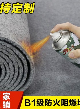 B1级阻燃地毯开业商用防火展会红地毯展览拉P绒整铺加厚灰色地毯