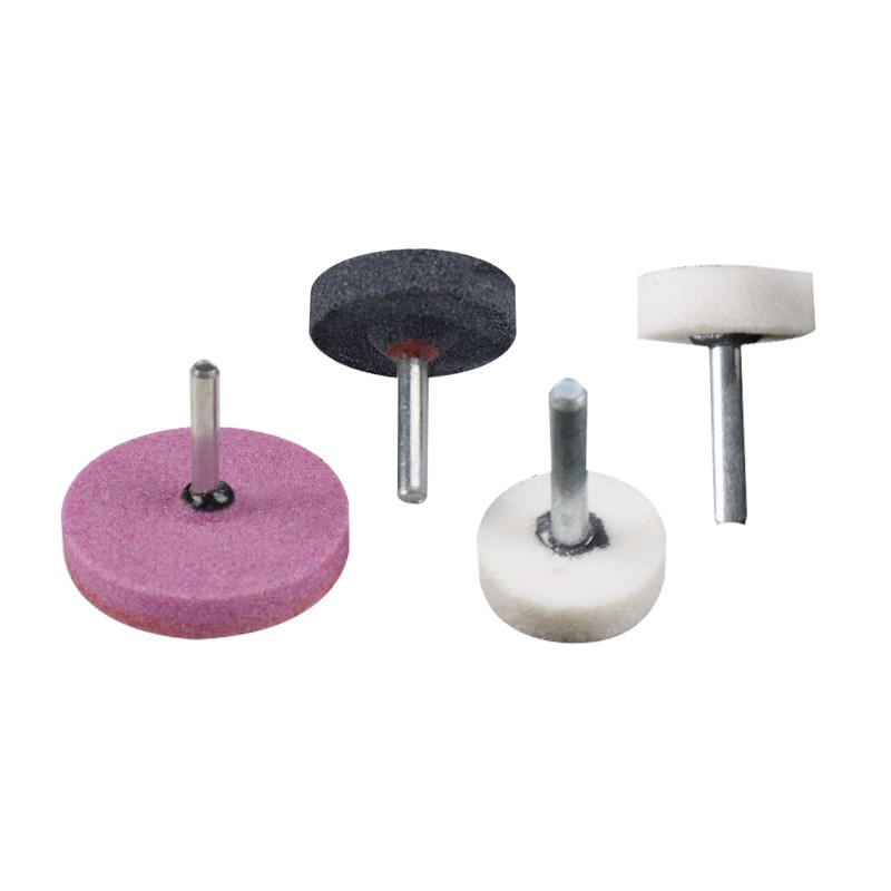 T型砂轮磨头6g*40*10mm平形T型棕刚玉A圆柱形带柄电磨头陶瓷磨头