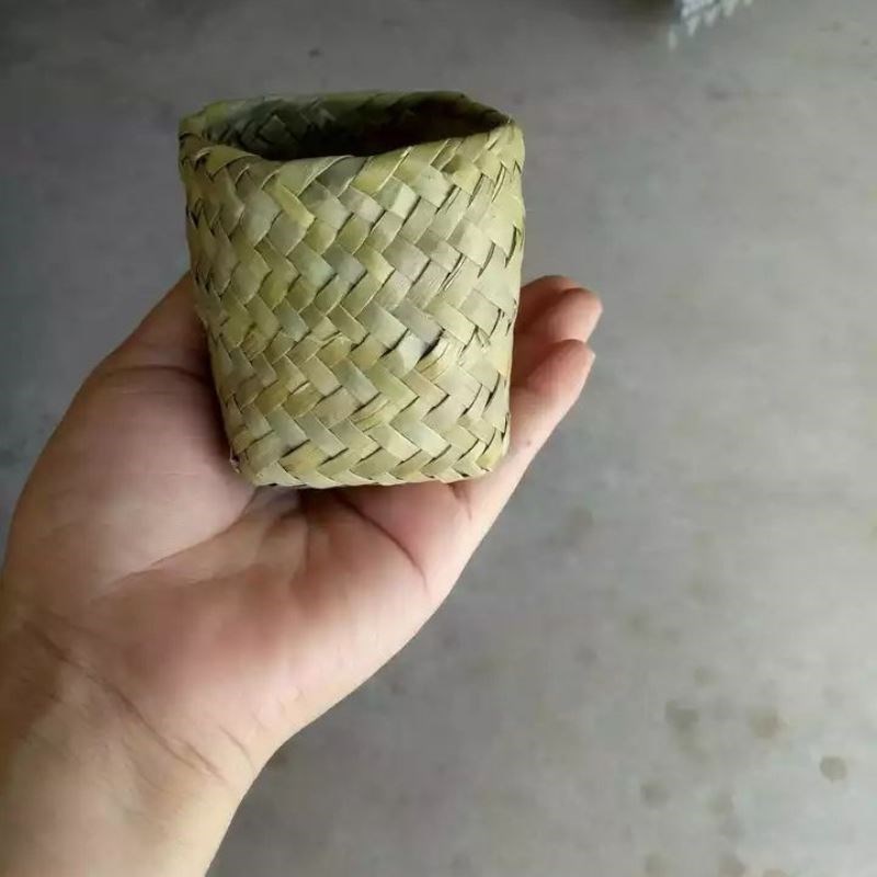 【特色】清明饭装饰道具s乌米饭草袋子装糯米袋子蒸米饭糕点用的
