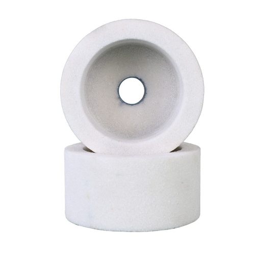 白刚玉杯型砂轮75/100/125/150/200绿碳化硅合金裁纸Y刀磨刀机砂