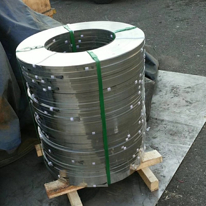 316L不锈钢打包带长条薄片t弹簧钢带片板卷特尺分条201304规格齐