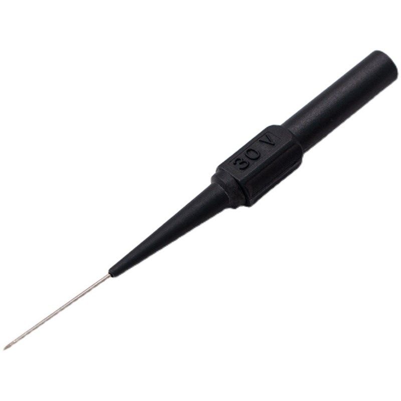 超尖细0.7mm免刺破线信号探针汽车维J修万用表笔测试棒不锈钢背针