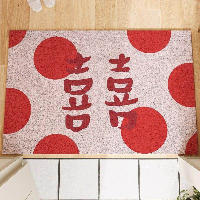 入户门新年地垫耐脏免洗丝圈pvc轻奢现代门口可裁剪地垫子,居家布艺,入户地垫,淘宝优惠券,粉丝福利购,淘宝优惠卷