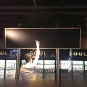 实木框架磁性树脂黑板挂家庭教学咖啡厅酒吧餐厅粉笔书写板定制