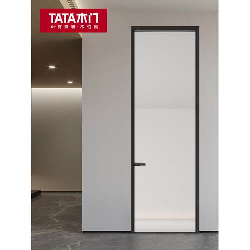 TATA木门 卫生间门厕所门厨卫门厨房门玻璃门室内门定制LB105-P