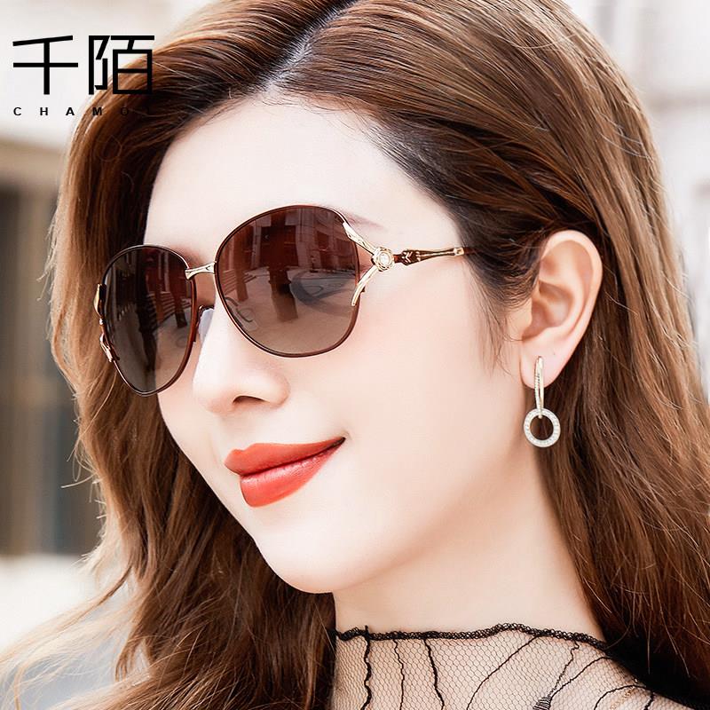 偏光太阳镜女款2025新款大框显脸小开车抗UV太阳眼镜防晒太阳眼镜