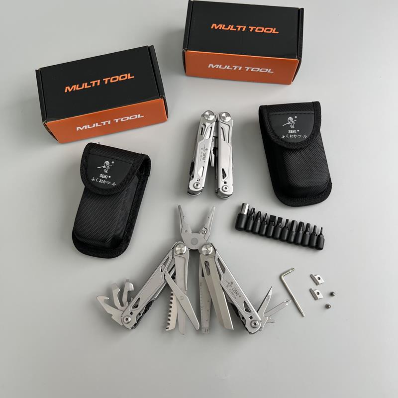 出日本！功能强大！户外多功能工具钳野外露营装备折叠钳子刀锯子