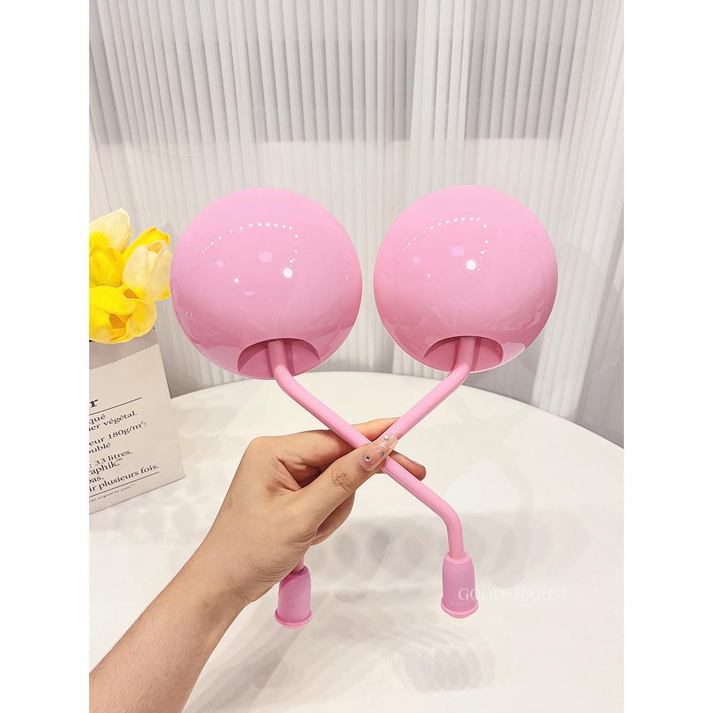 电动汽车圆形后视镜2025新型电池自行车高清大视场可爱反射镜倒车