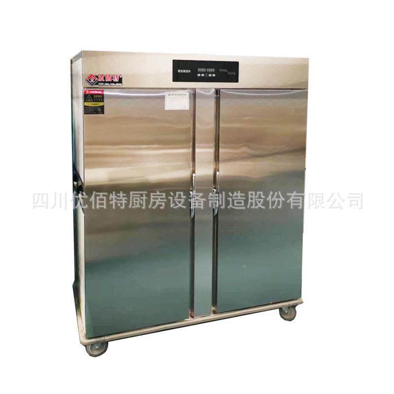 -双门会餐保温车不锈钢保温送车宴保温送餐车价格设成都厨房备