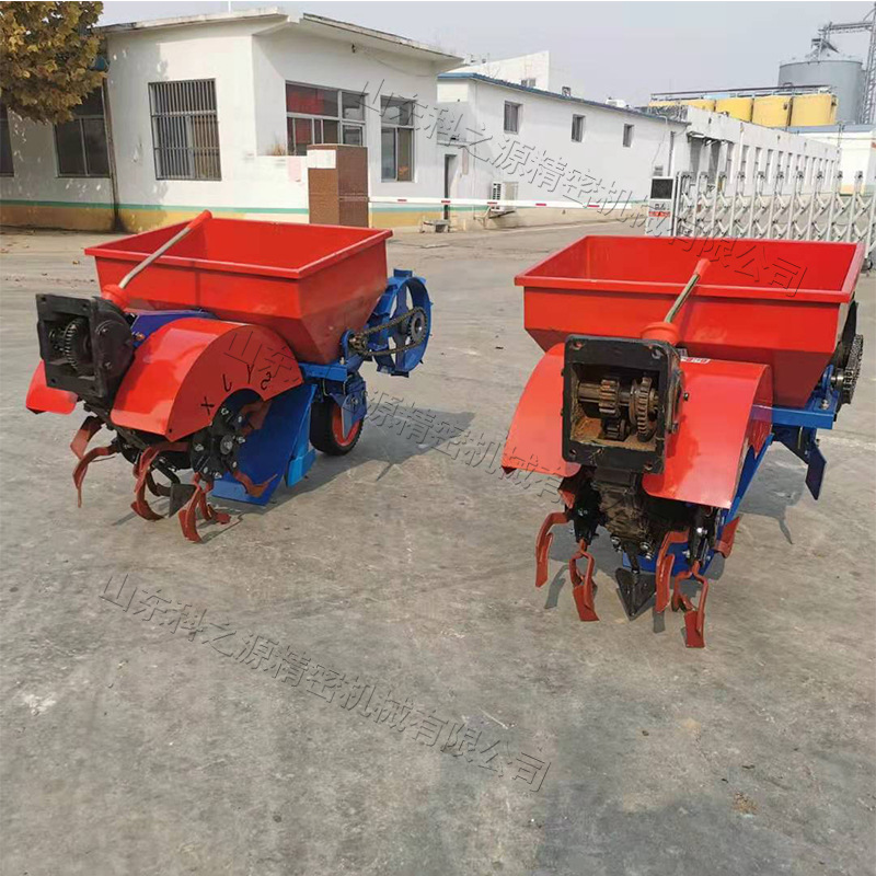 大葱大姜开沟施肥机 手扶式果园农田开沟机 开沟施肥回填一体机