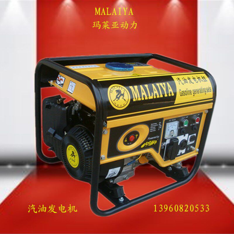 闽东全铜汽油发电机11.3千x瓦220V单相交流小型无刷低油耗野外
