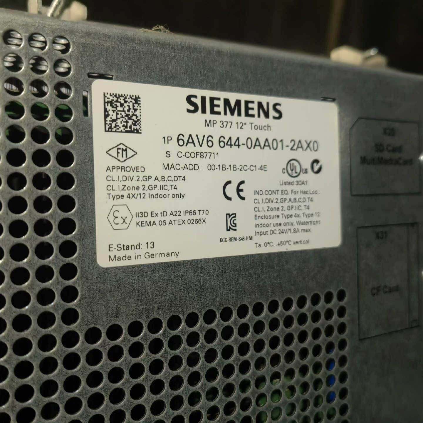 议价触控屏幕6AV6644-0AA01-2AX0加PLC模块