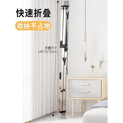 德国进口折叠室内外晾衣架家用伸缩加高加厚不锈钢落地伸缩晾衣架