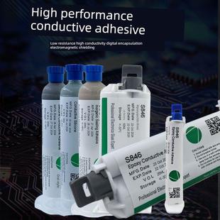 金属导电胶,耐高温环氧Ab胶,强导电银胶,双组份数码产品电路板