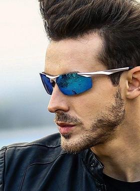 2025新款太阳镜男士铝镁时尚潮流偏光太阳镜自行车钓鱼驾驶防紫外