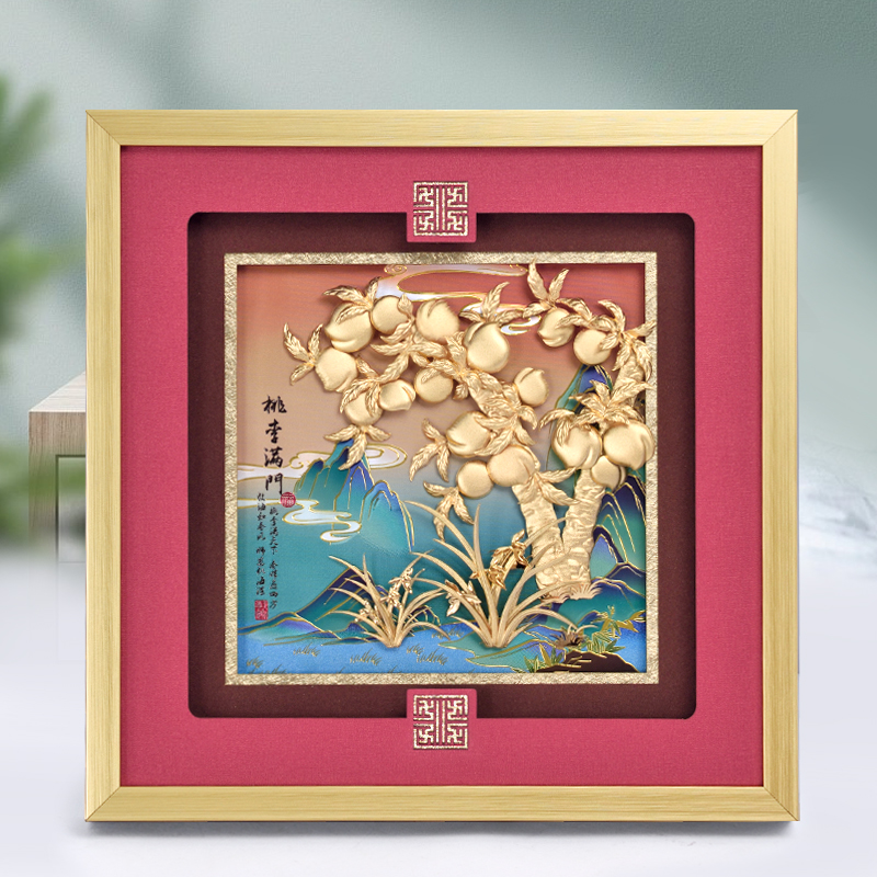 桃李满天下毕业礼物送学校老师金箔画纪念实用摆件男女教师节礼品