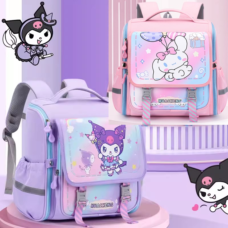 新款横款小学生书包男女孩一二三年级超轻轻便防水减负儿童双肩包