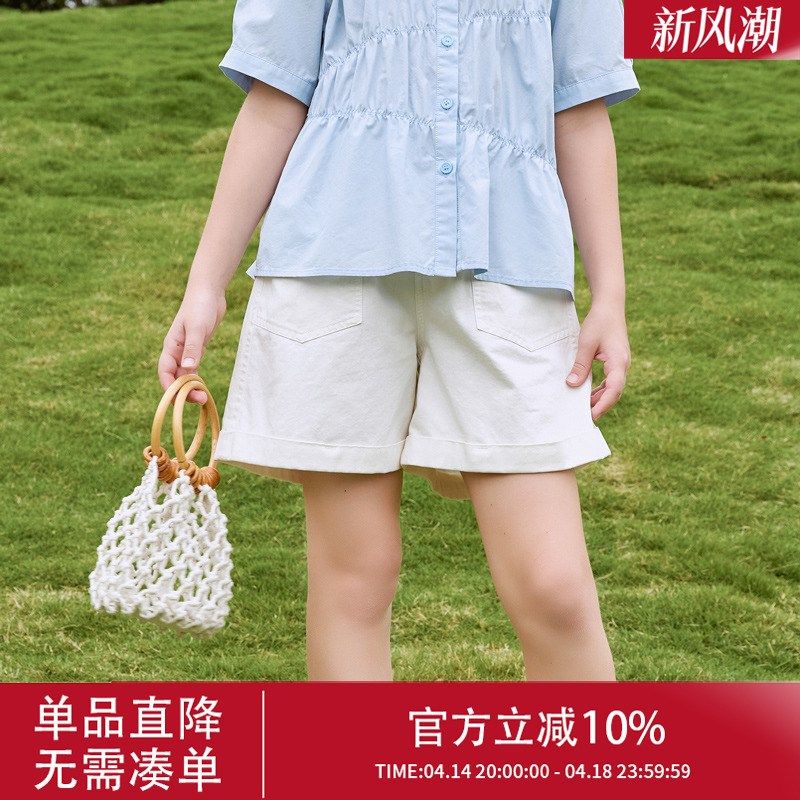 女童短裤2025新款儿童夏装休闲裤子女大童纯棉初中生休闲运动裤子,童装/婴儿装/亲子装,裤子,淘宝优惠券,粉丝福利购,淘宝优惠卷