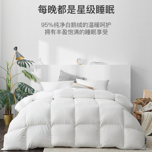 羽绒被翻新加工旧羽绒服改t做95白鹅绒被芯冬季保暖春秋被夏被现