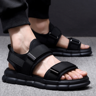 防滑潮流青年人男士 凉鞋 外穿休闲运动沙滩鞋 新款 男2021年夏季