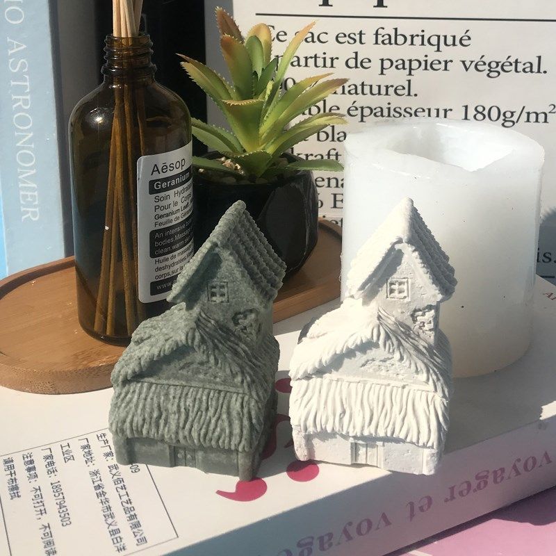 小房子摆件模具造景鱼缸盆景装饰品微景观房屋磨具茅草屋矽胶模具,鲜花速递/花卉仿真/绿植园艺,花艺材料,淘宝优惠券,粉丝福利购,淘宝优惠卷