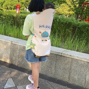 云南纯棉双面包被背小孩包片贵州四川传统老式婴儿背带扇巾多功能