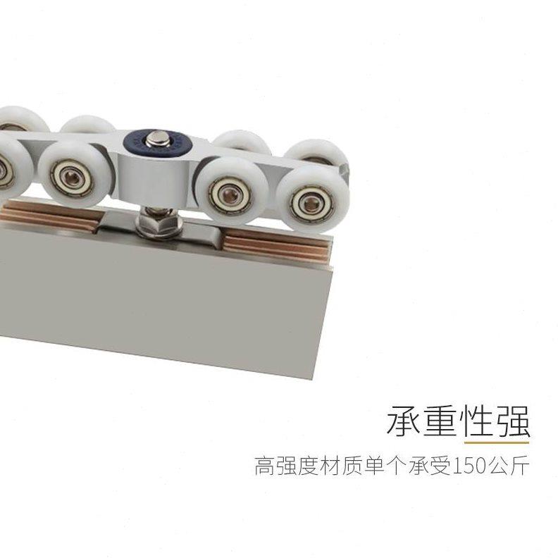 门窗衣柜门吊滑轮窗户轨道滑轮移木门推拉门滑轮配件无框玻璃滑轮