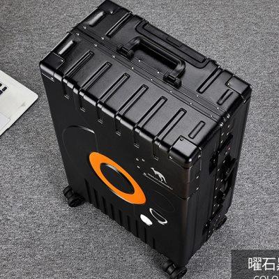 爆品加厚铝框行李箱女男学生20寸登机旅行箱24寸拉杆箱万向轮密品