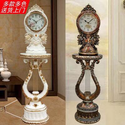 落地钟客厅大钟欧式座钟立式钟表落地电视柜旁摆件现代简约创意表