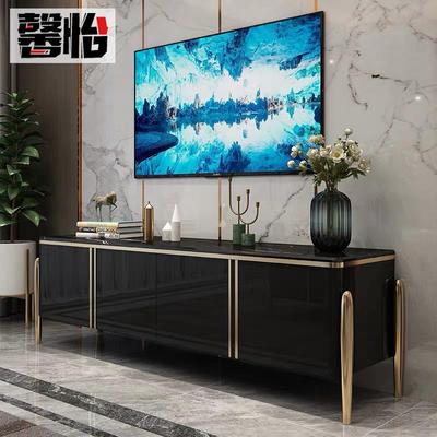 北欧轻奢电视柜茶几组合套装后现代简约意式风格小户型客厅地柜子