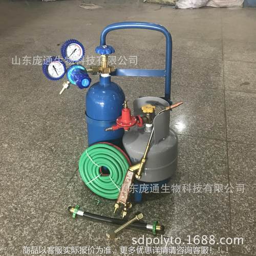 4双L 车式便携式 焊具 小车焊具氧气PT-4W车   丙烷 焊炬 胶