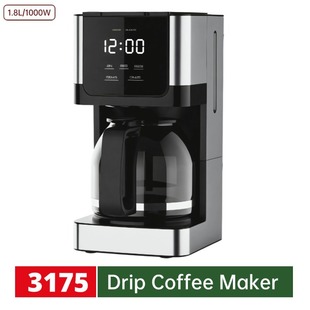 美式咖啡机家用1.8L跨境欧美规现货滴漏咖啡机Drip Coffee Maker
