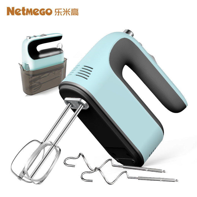 乐米高电动打蛋器家用手持打蛋机打蛋器5档300W带收纳盒代发包邮