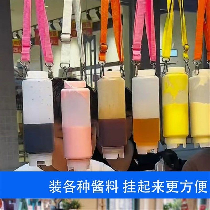 商用防漏双头塑料挤酱瓶番茄沙拉酱果酱蜂蜜分装浓稠酱料瓶带刻度,厨房/烹饪用具,调味瓶罐/调料研磨器,淘宝优惠券,粉丝福利购,淘宝优惠卷