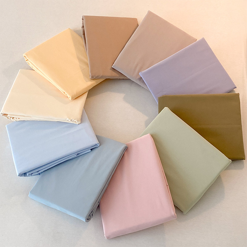 A类60支全棉磨毛床笠单件简约纯色秋冬季加厚保暖床X垫保护套床罩