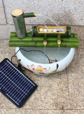 无电自动循环水古法养鱼水循环不插电水循环全自动鱼缸过滤器小型