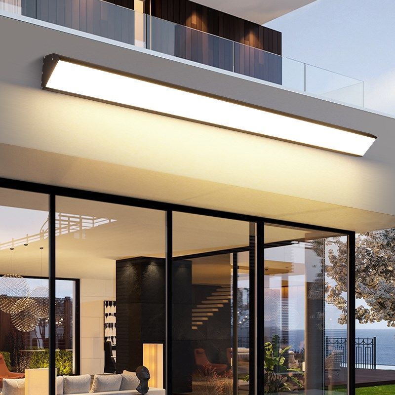 户外长条壁灯防水阳台露台过道楼梯灯Fled超亮庭院门口室外墙壁灯