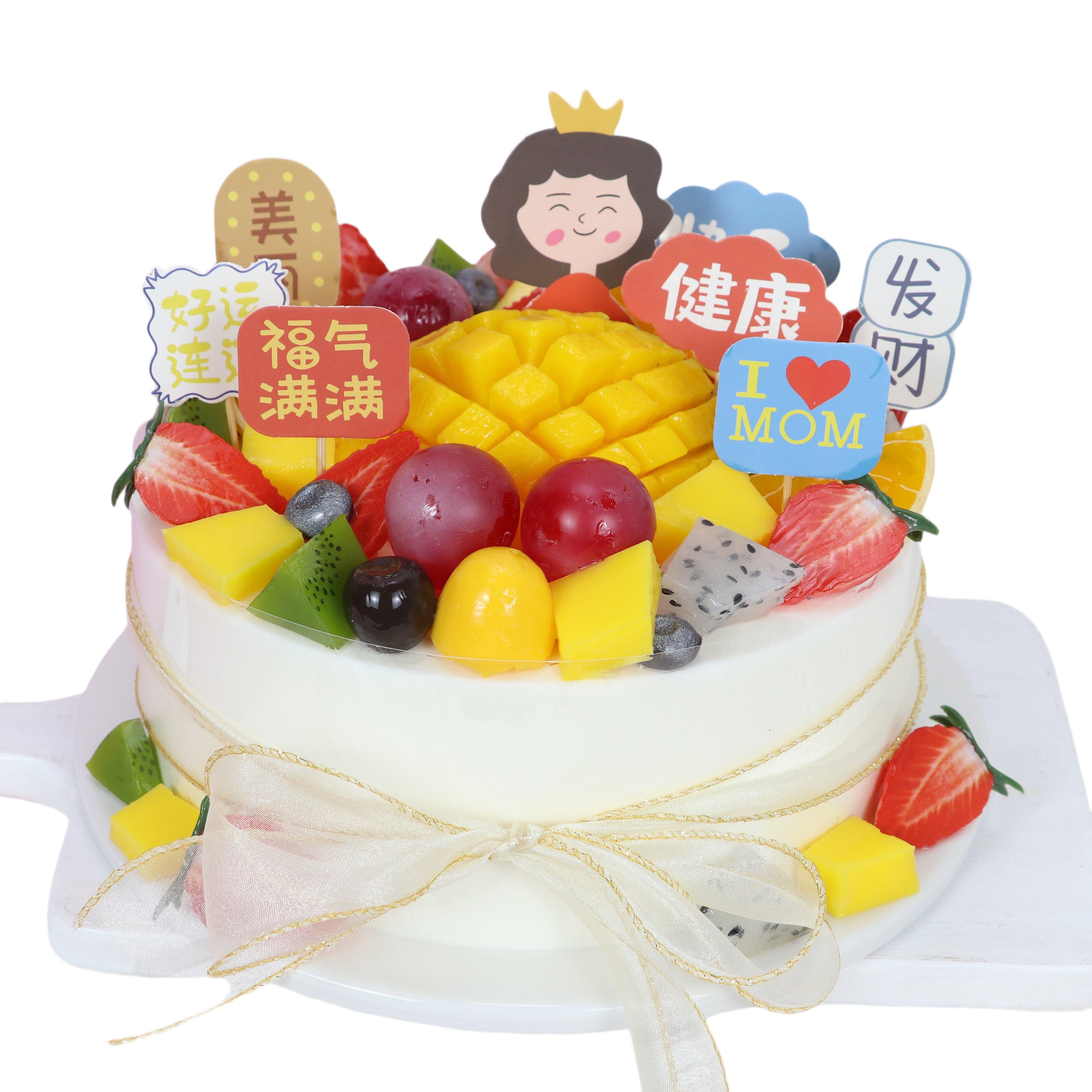 蛋糕模型仿真2025新款网红生日蛋糕模型水果塑胶假蛋糕橱窗样品