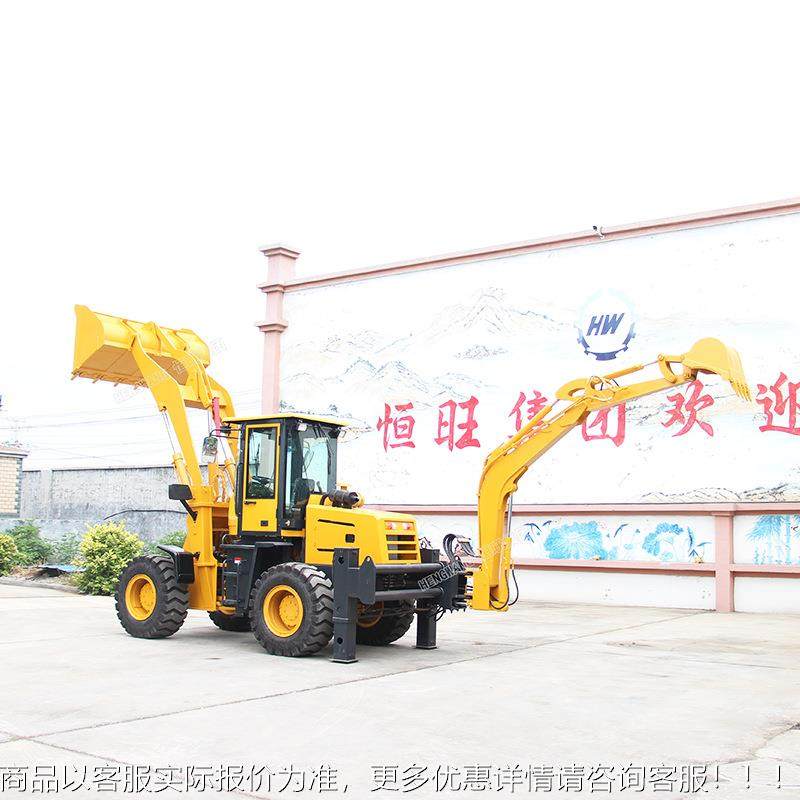 NHM两忙头挖掘装载机功多能轮铲车前铲后挖农用四驱式微型挖机两,农机/农具/农膜,挖坑机,淘宝优惠券,粉丝福利购,淘宝优惠卷