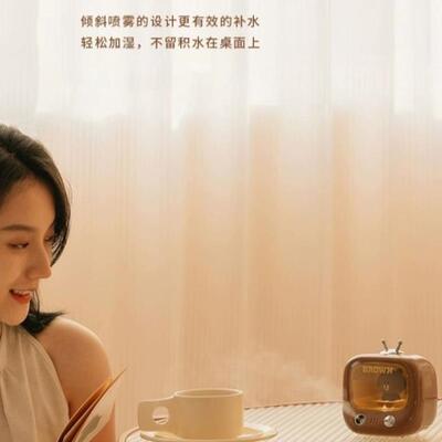 line friends布朗熊TV小电视加湿器静音孕妇婴儿办公家小型大雾量